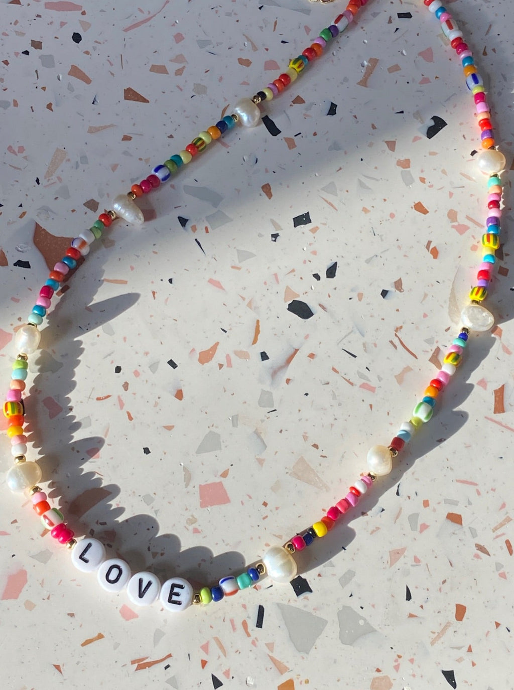 Beaded Necklace | Love