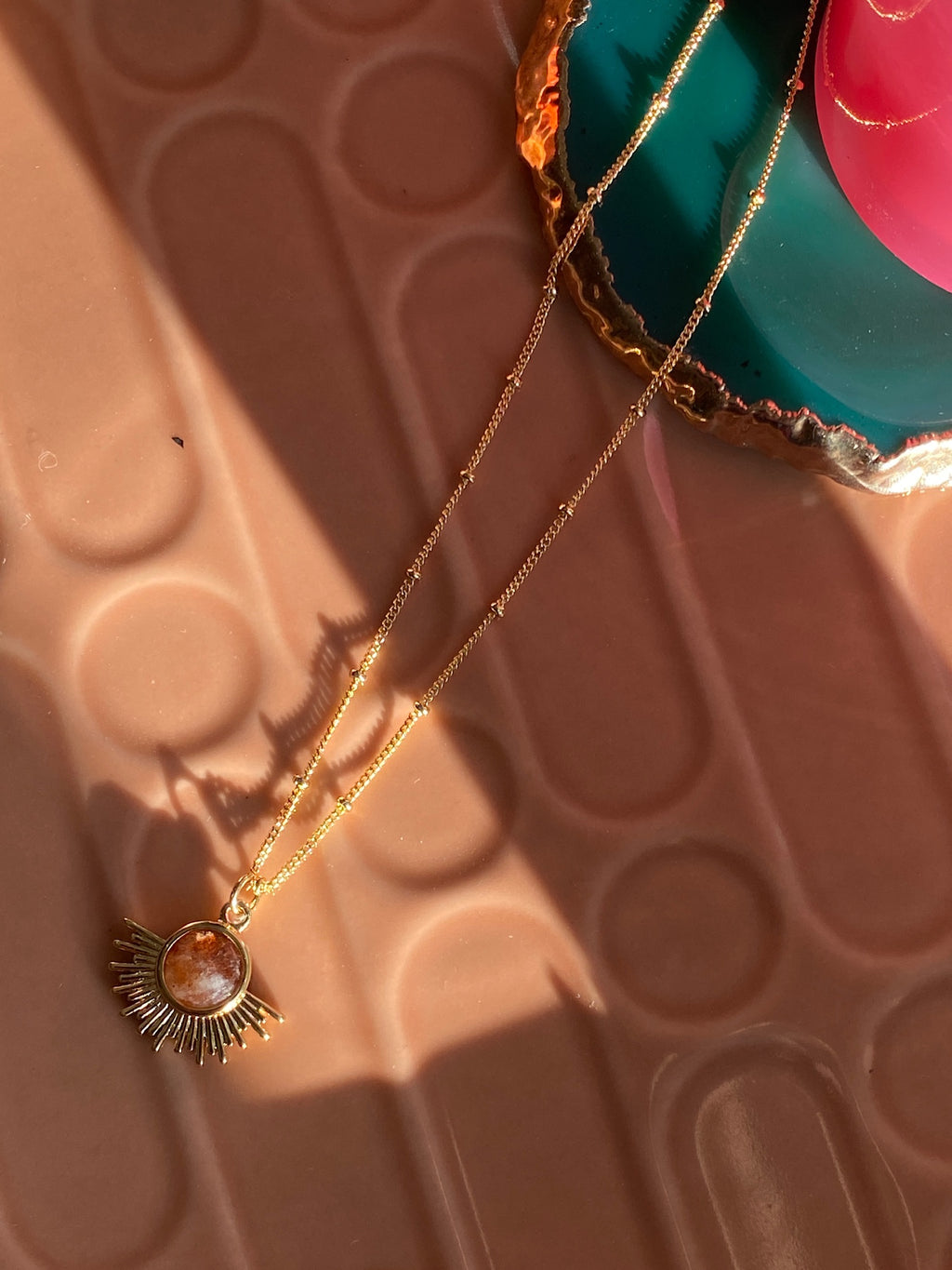 Persephone Pendant  | Rubyite