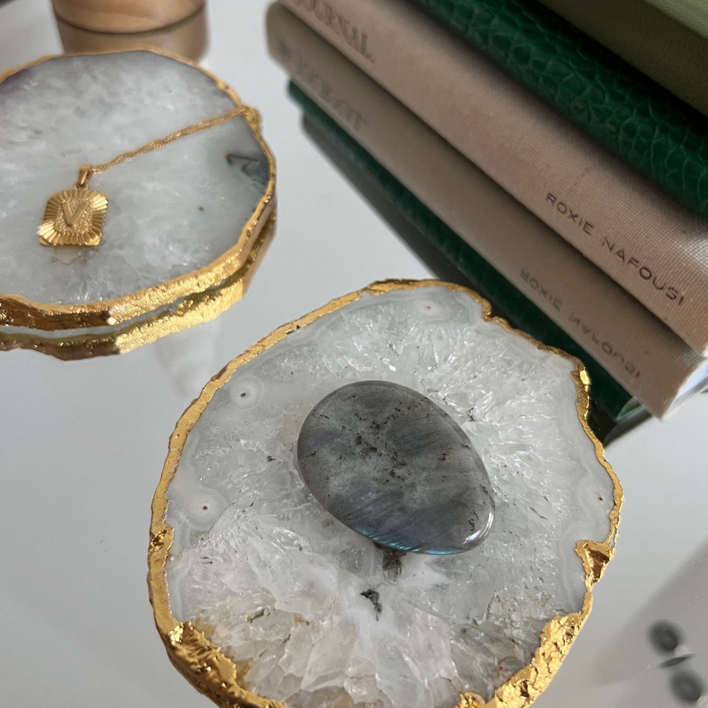 Labradorite Crystal Worry Stone