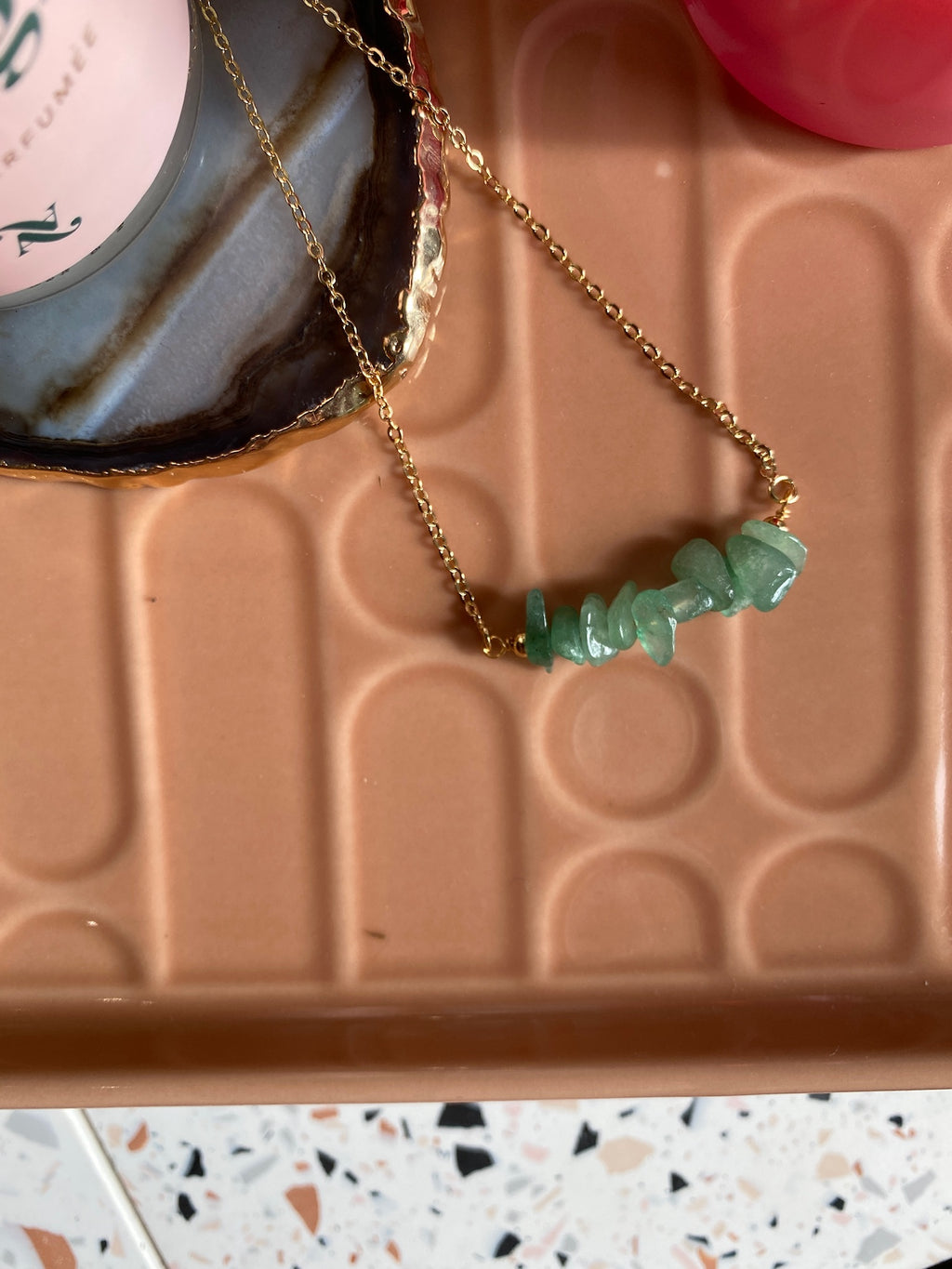 Carrie Pendant | Aventurine