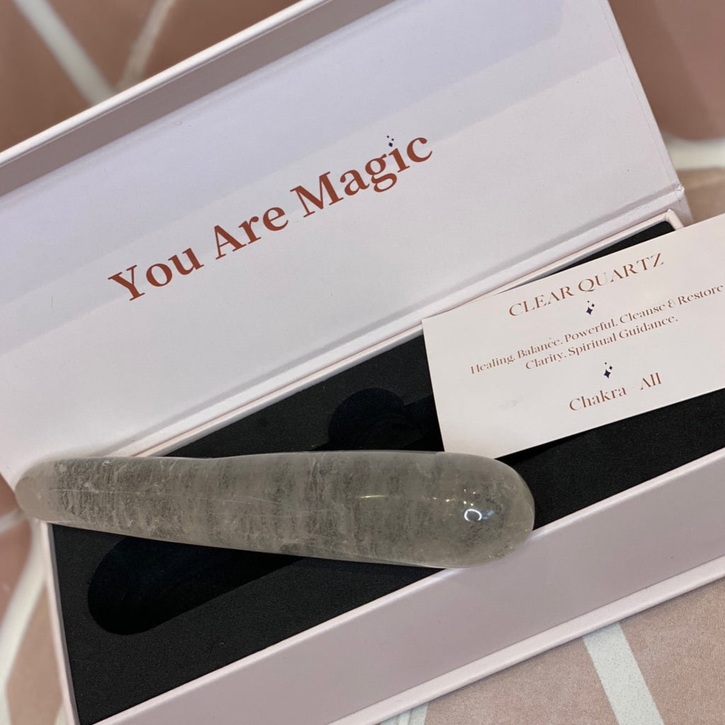 Yoni Pleasure Wand - Clear Quartz Crystal Edition