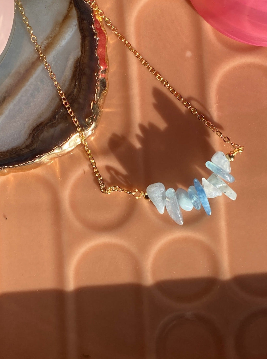 Carrie Pendant | Aquamarine