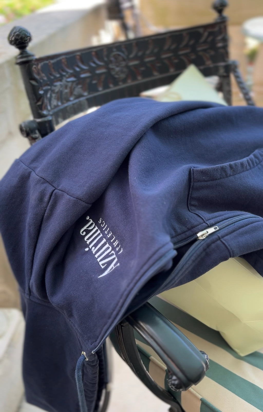 Azurina Athletics Hoodie | Navy